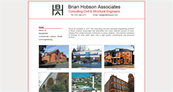 Desktop Screenshot of brianhobson.co.uk